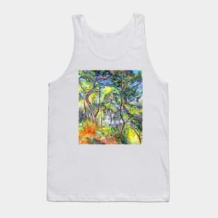 Sous-Bois, Woods in Countryside, France 1884, Paul Cézanne Tank Top